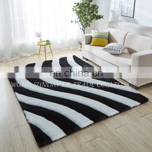 High Quality Fashionable Polyester 3D Shaggy Rug New Design thumbnail-1
