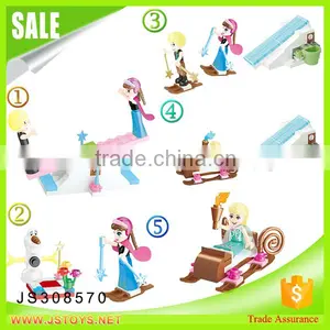 2016 Hot Sales Frozen Building Blocks Elsa and Anna for Sale thumbnail-1