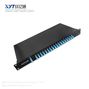 Telecom Fiber Optic Rackmount 4ch 8ch 16ch CWDM MUX DEMUX WITH MON UPG thumbnail-1