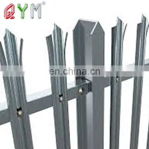 Euro Style Wrought Iron Palisade Fence Panel thumbnail-4
