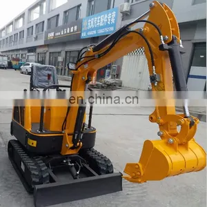 Rubber Track Min Excavator 1.3 Ton ,1.3T China Mini Hydraulic Crawler Excavator thumbnail-1
