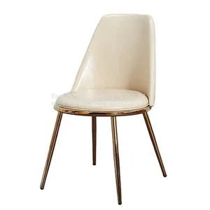 Dining Chairs PP Chair With Metal Legs Antislip Living Rooms Nurseries Waiting Areas thumbnail-1