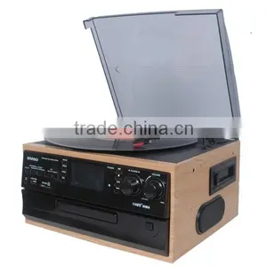 2016 Top Sale Gramophone Record Player CD USB Play Radio Play thumbnail-4