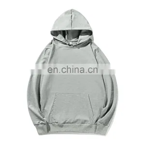 Custom Logo 280gsm High, Quality Plain White Pullover Sweatshirts Oversized Blank Hoodies for Men/ thumbnail-2