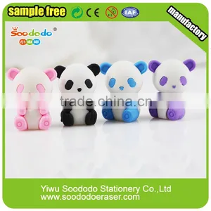 Cute Chinese Panda 3D Eraser For Promotional Gift thumbnail-2