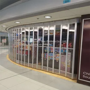 Factory Direct Aluminum PC Folding Door for Stylish & Durable Commercial Interiors thumbnail-5