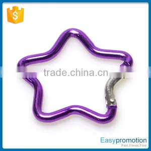Metal Fashion Printing Star Carabiner Aluminium Hook thumbnail-2