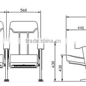 Best China Theater Cinema Movie Chairs HJ16D thumbnail-6