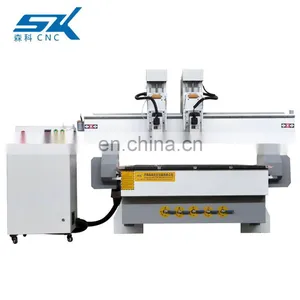 SENKE Wholesale Price 1325 Double Heads CNC Router Wood Carving Engraving Machine thumbnail-5