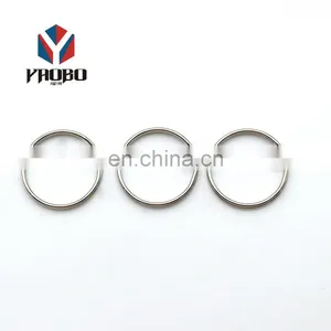 Excellent Keyring Stainless Steel Custom Key Chain Split Shaped Rings For Clothing thumbnail-3