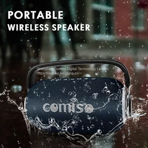 Bluetooth Speaker Portable Waterproof Wireless Boombox LED Light Deep Bass Superior Audio Stereo thumbnail-5