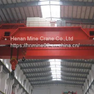 General Type Winch Trolley Double Girder Bridge Crane A6 Heavy Duty thumbnail-1