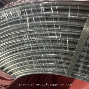 Ferro Silicon Calcium Cored Wire 13mm/ CaSiFe Wire Si55% Ca30 /CaSi Cored Wire thumbnail-4