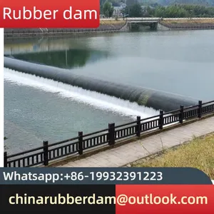 Production of Customized Rubber Water Storage Dam, Overall Sloping Rubber Dam, Inflatable Flood Control Dam thumbnail-2