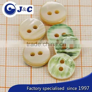 2015 Manufacture White Color Cat Eye Shell Button thumbnail-1