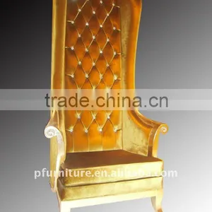 High Back Golden Chaise PFC197 thumbnail-1