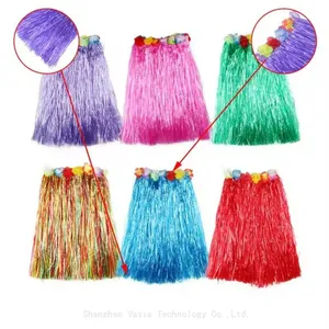 Adult 80cm Grass Skirts - Double Layers for Hawaiian Luau Dance Performance thumbnail-2
