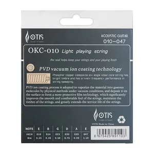 Factory Wholesale Phosphor Bronze Coated Acoustic Guitar Strings Set OKC-010 thumbnail-3