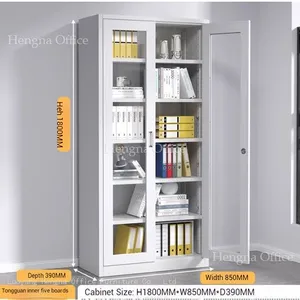 School File Cabinet HN-FC008 | Educational Storage | Buckle Design | Student Record Management-Best Selling thumbnail-5