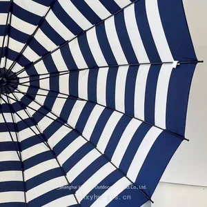 Straight Rod Umbrellas, Bent Handle Umbrellas With 16 Ribs, Customizable Advertising Gift Umbrellas, Multi - Ribbed Umbrellas for Both Sunny and Rainy Days, Commercial Sunshades thumbnail-3
