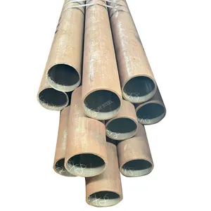 High Quality ASTM A106 5L 10# 20# 45# Q235 Q345 Carbon Seamless Steel Pipe for Construction Machinery Oil Water Transportation thumbnail-3
