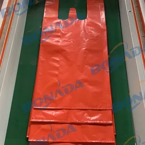 SHXJ-C Series Full Auto. T-shirt Bag Making Machine(4 Lines) thumbnail-2