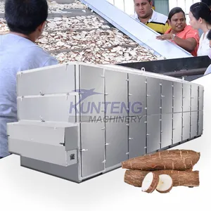 Industrial Vegetable Fruits Drying Machine Potato Yam Cassava Papaya Chips Drying Production Line EPC thumbnail-1