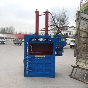 40-ton Pressure Film Cola Bottle Baler, Channel Steel Vertical Baler, Waste Plastic Baler thumbnail-1