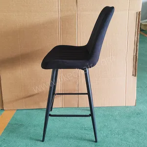 Cheap Bar Chair Furniture Kitchen Stools High Bar Chair Luxury Modern Safety Classic Leather Stools Chair Bar thumbnail-3