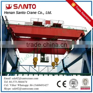 Professional Double Beam Double Trolley Overhead Crane With Low Price thumbnail-1