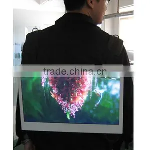15.6 Inch Backpack Picture Frame 1080p Digital Advertising Board Samsung Usb Flash Full hd Media Player thumbnail-5