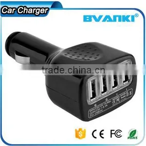 Universal Micro Auto 4 Port USB Car Charger For IPhone IPad 2.1A Mini Car Charger Adapter Cargador Coche Carregador de Celular Quality Choice thumbnail-5