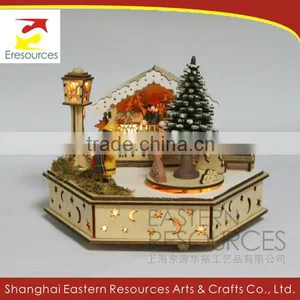 Laser Cut Christmas Music Box With LED Light thumbnail-2