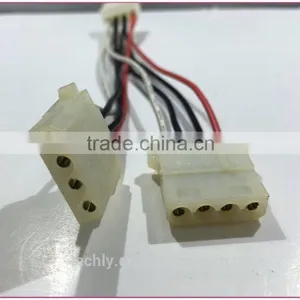 Splier Type Male to Female White Connector UL 1007 80C Wire Assembly thumbnail-3