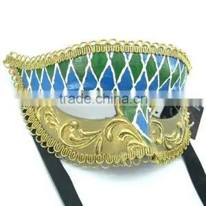 Hot Sell On Venice Mask Masquerade Birthday Party Mask Black Half Face Venetian Mask thumbnail-5