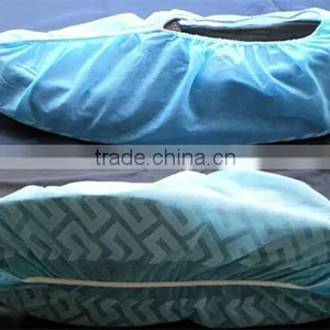 Medical Non-skid Disposable Shoecover Handmade PP Polypropylene Elastic Shoecover thumbnail-1