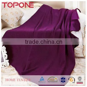 2014 OEM Colored Hangzhou Home Design Throw and Blanket thumbnail-1