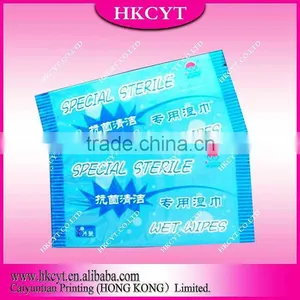 Customized Design Safety Wet Wipes Bag/High Quality Packaging Pouch for Heat Sealed thumbnail-1