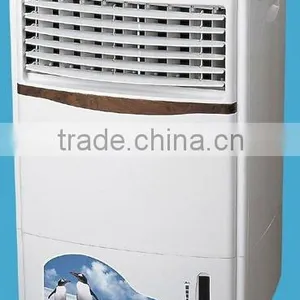 Portable Remote Control Water Mist Electric Fan Cooling thumbnail-1
