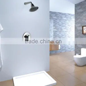 Solid Brass Chrome Finishing Wall Mounted Hidden Shower thumbnail-2