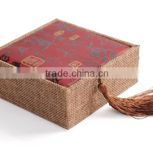 C112-1 ANPHY Chinese Style Little Rectangle Bracelet Box With Tassel 110mm*110mm*40mm thumbnail-2