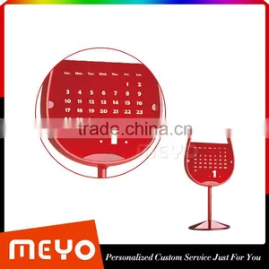 Wine Shape ABS Calendar,ABS Calendar,waterproof Wine Shape ABS Calendar thumbnail-3