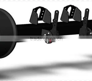 Hot Sale Semi Trailer Axles Truck Axle L1 Torsion Rubber Axles Hub Caps Trailer Axle thumbnail-1