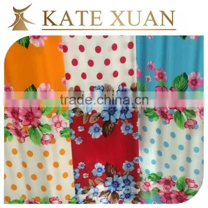 No Stretch Not Fade Design 100% Rayon Fabric Wholesale thumbnail-1