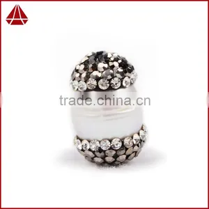 Wholesale Natural Freshwater Pearl Beads With Rhine Stone Paved, Freshwater Pearl Jewelry Quality Choice thumbnail-2