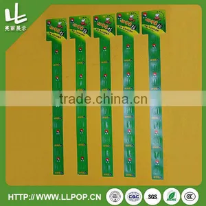 Plastic Hang Strip for Promotion Sale With Cardboard Top Quality Choice thumbnail-6
