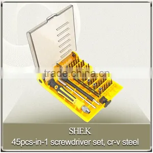Chrome Vanadium 45-in-1 Precision Screwdriver Set Quality Choice thumbnail-1