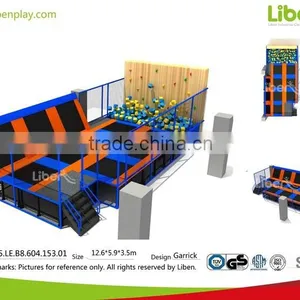 Hot Sale European Standard Durable Rectangular Mini Trampoline thumbnail-1