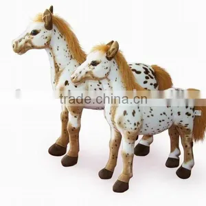 Standing Stuffed American LuSha Horses Toy thumbnail-1