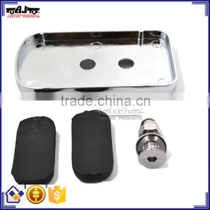 for Suzuki BJ-FP216-047 Aftermarket Chrome Brake Pedal Cover Aluminum With Non-slip Rubber Pads for Yamaha Road Star thumbnail-3